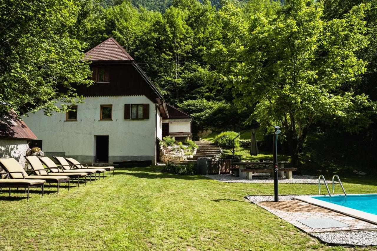Gorska Vila Mountain Villa Soca Bagian luar foto